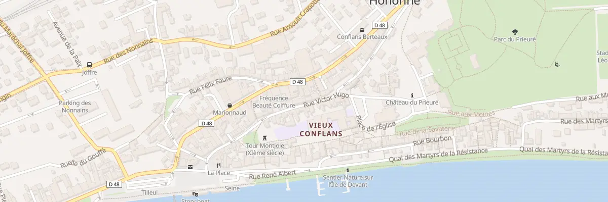 Plan du 35T Rue Victor Hugo à Conflans-Sainte-Honorine