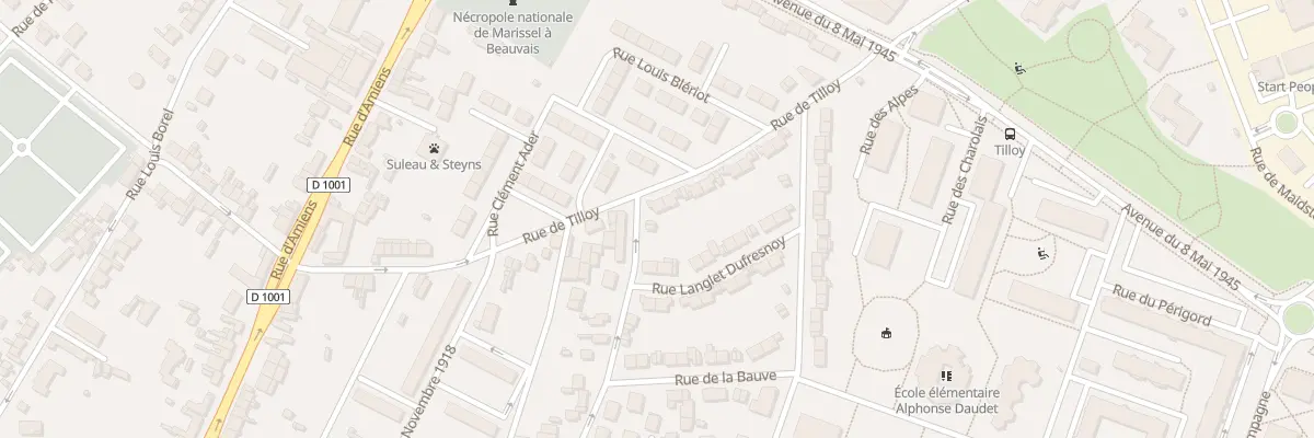 Plan du 32 Rue de Tilloy à Beauvais
