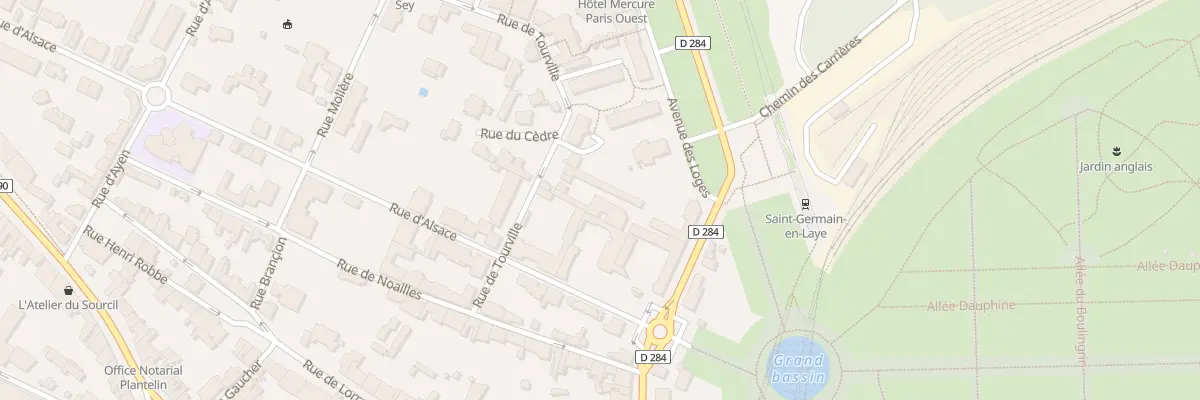 Plan du 6 Rue de Tourville à Saint-Germain-en-Laye