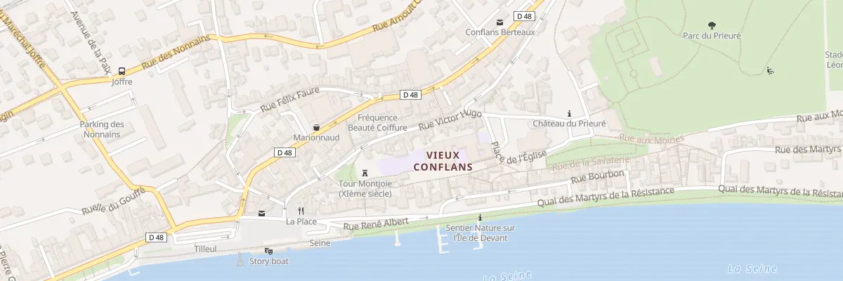 Plan du 34 Rue Victor Hugo à Conflans-Sainte-Honorine