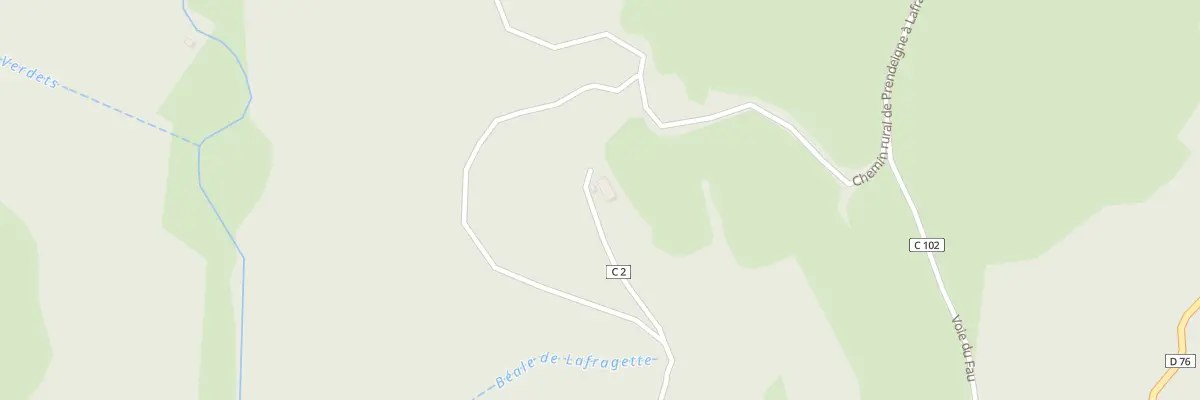 Plan du 5128 Lafragette à Prendeignes