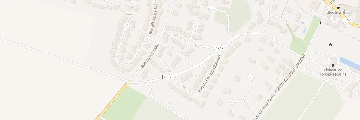 Plan du 4 Rue du Pré aux Chevaux à Forges-les-Bains