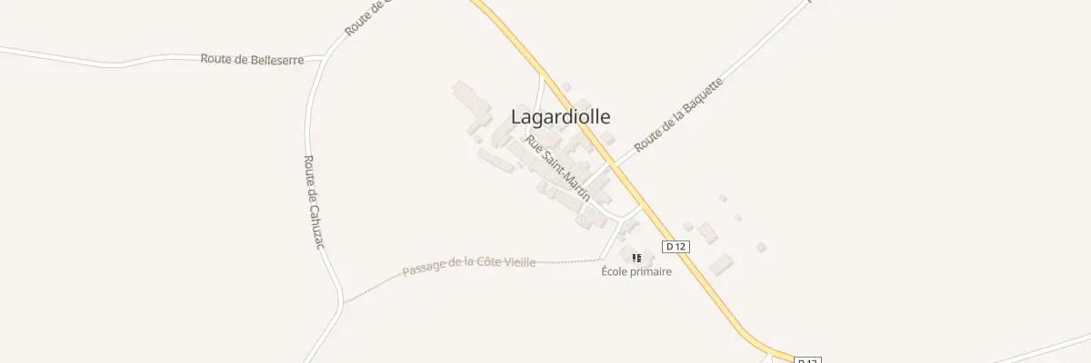 Plan du 5013 Village à Lagardiolle