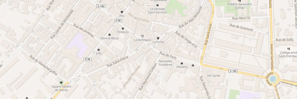 Plan du 40 Rue de Paris à Saint-Germain-en-Laye