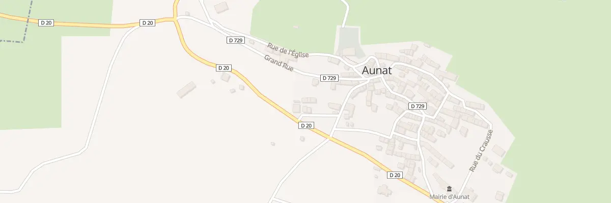 Plan du 5001 Derriere La Borde à Aunat