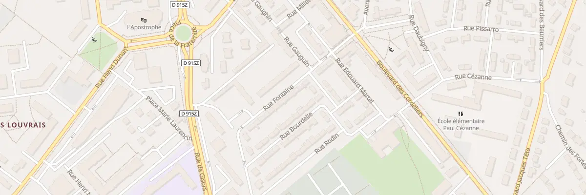 Plan du 26 Rue Fontaine à Pontoise
