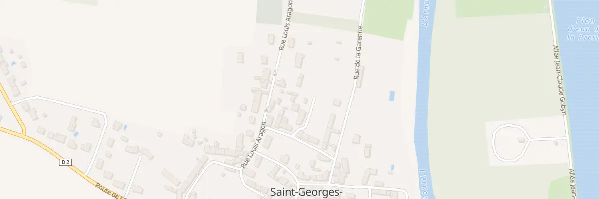 Plan du 7 Rue George Sand à Saint-Georges-sur-Arnon