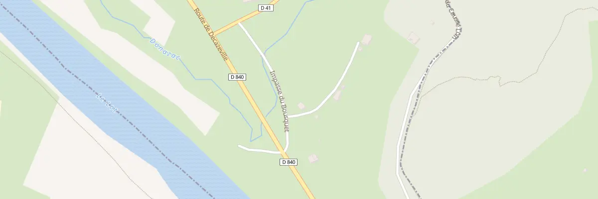 Plan du 5296 Le Bousquet à Capdenac