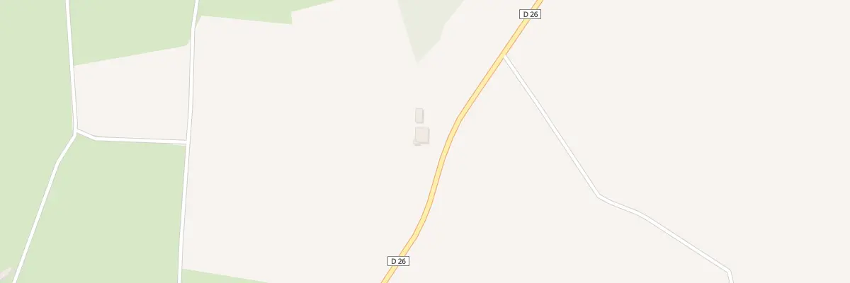 Plan du 25 Rte de Sainte-Sévère à Feusines