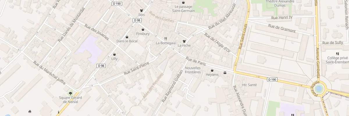 Plan du 44 Rue de Paris à Saint-Germain-en-Laye