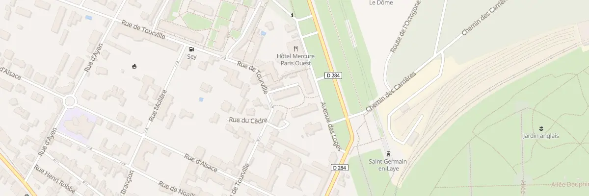 Plan du 10 Rue de Tourville à Saint-Germain-en-Laye