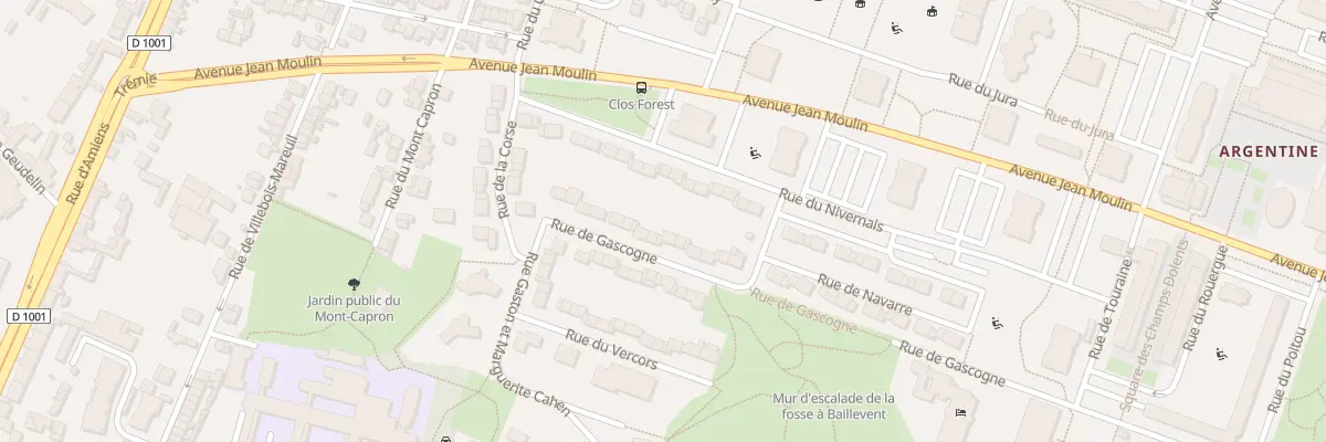 Plan du 15 Rue de Gascogne à Beauvais