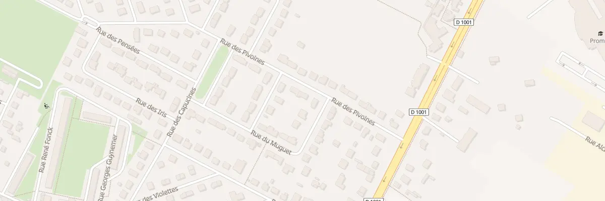Plan du 9 Rue des Pivoines à Beauvais