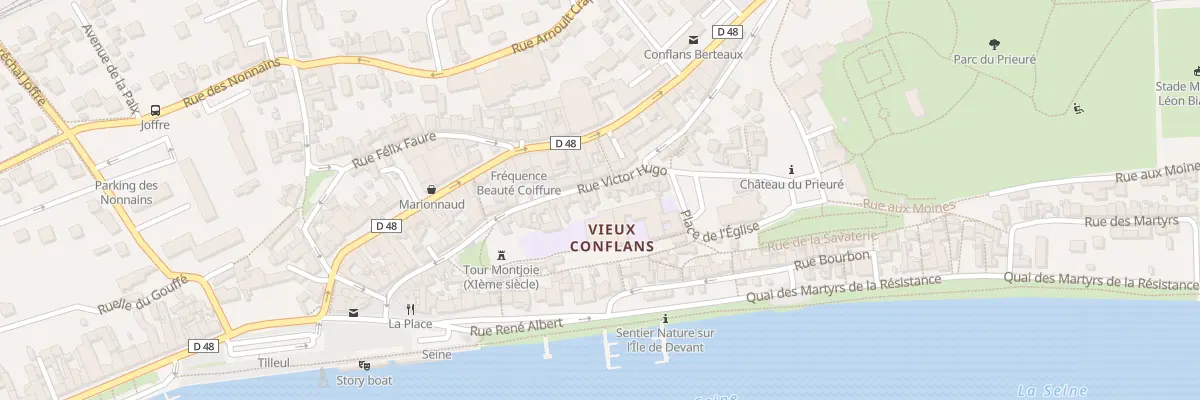 Plan du 38 Rue Victor Hugo à Conflans-Sainte-Honorine