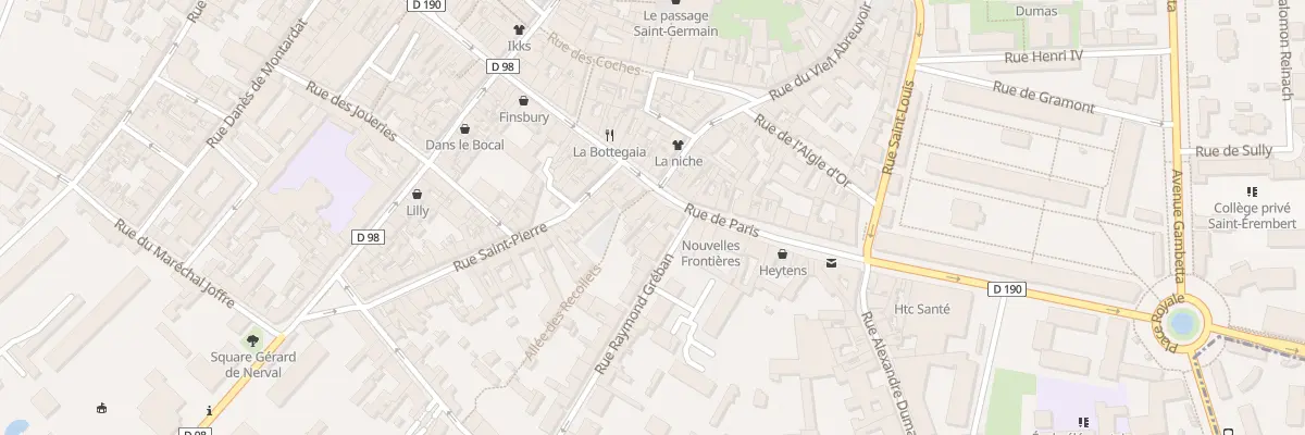 Plan du 46 Rue de Paris à Saint-Germain-en-Laye