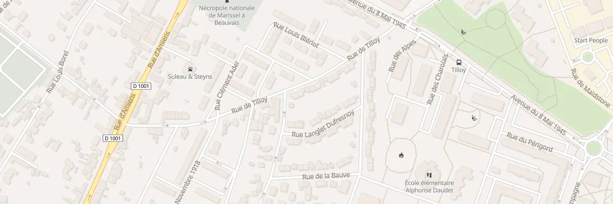 Plan du 34 Rue de Tilloy à Beauvais