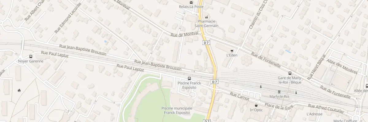 Plan du 12 Rue J B Broussin à Marly-le-Roi