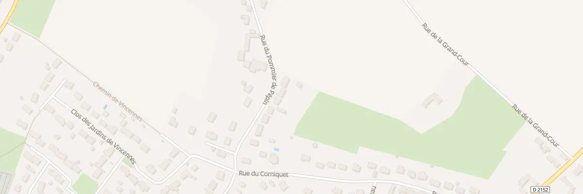 Plan du 626 Rue du Pommier de Pépin à Loury