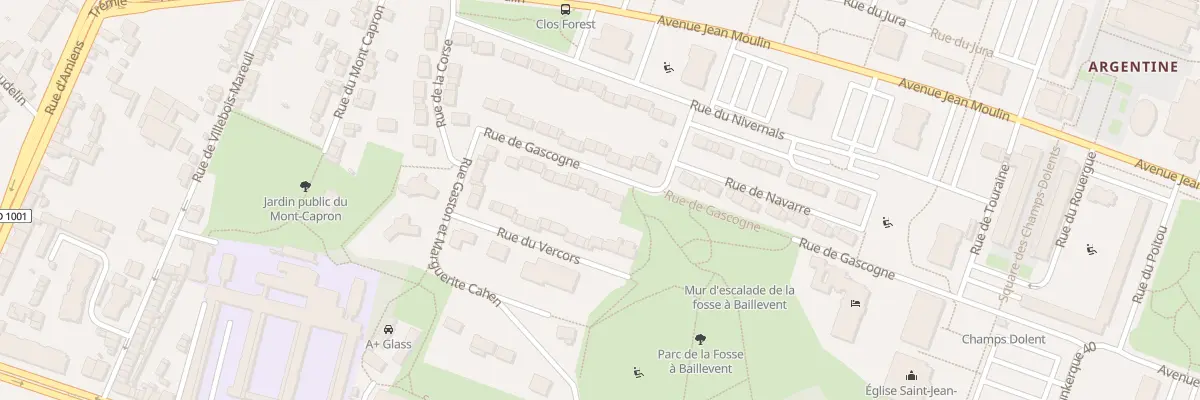 Plan du 16 Rue de Gascogne à Beauvais