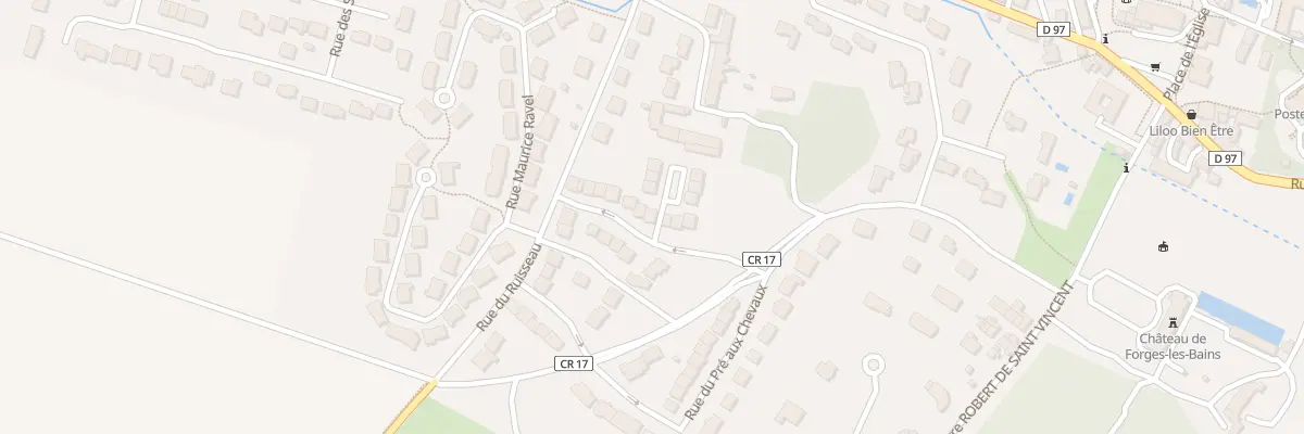 Plan du 35J Rue du Pré aux Chevaux à Forges-les-Bains
