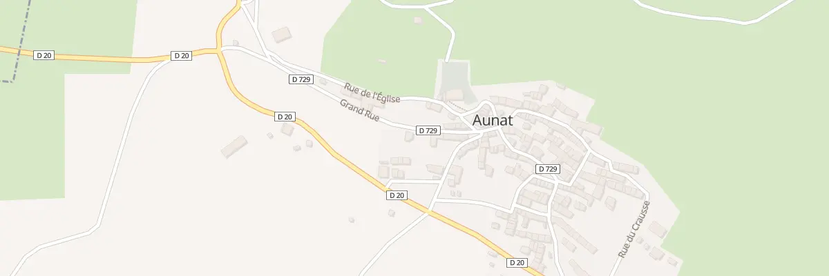 Plan du 5000 Rue Grand Rue à Aunat