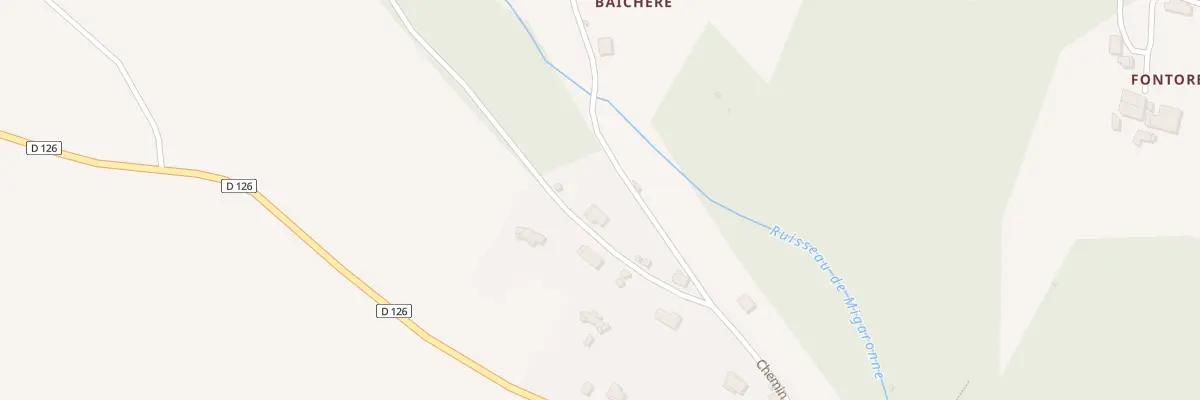 Plan du 160 Riatou à Villespy