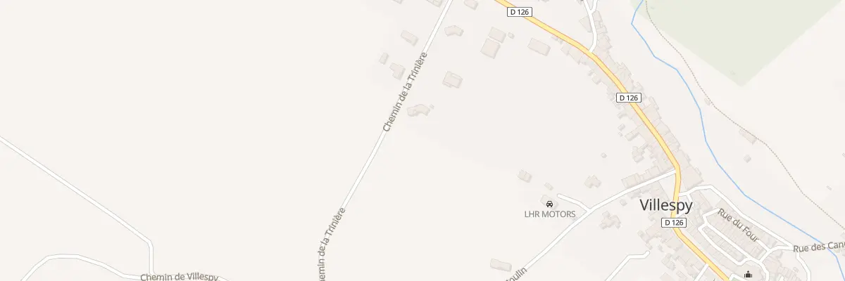 Plan du 7 Che de la Trinière à Villespy