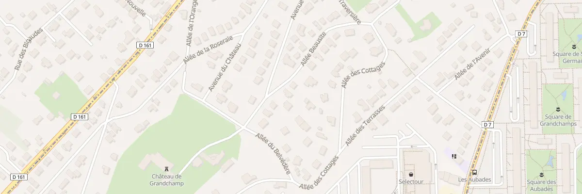 Plan du 15B All Beausite au Pecq