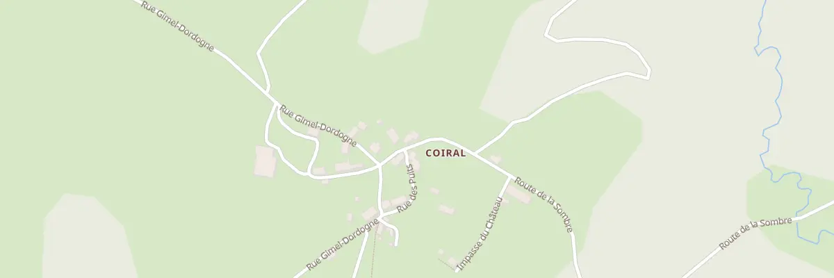 Plan du 5048 Coiral à Saint-Merd-de-Lapleau