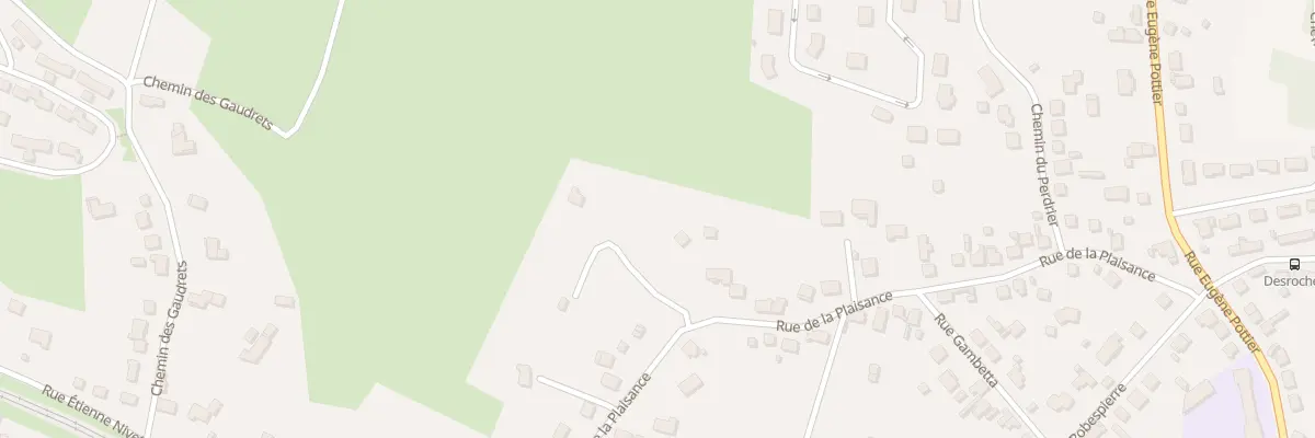 Plan du 43 Rue de la Plaisance à Vierzon