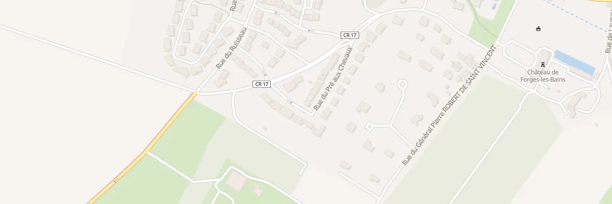 Plan du 12 Rue du Pré aux Chevaux à Forges-les-Bains
