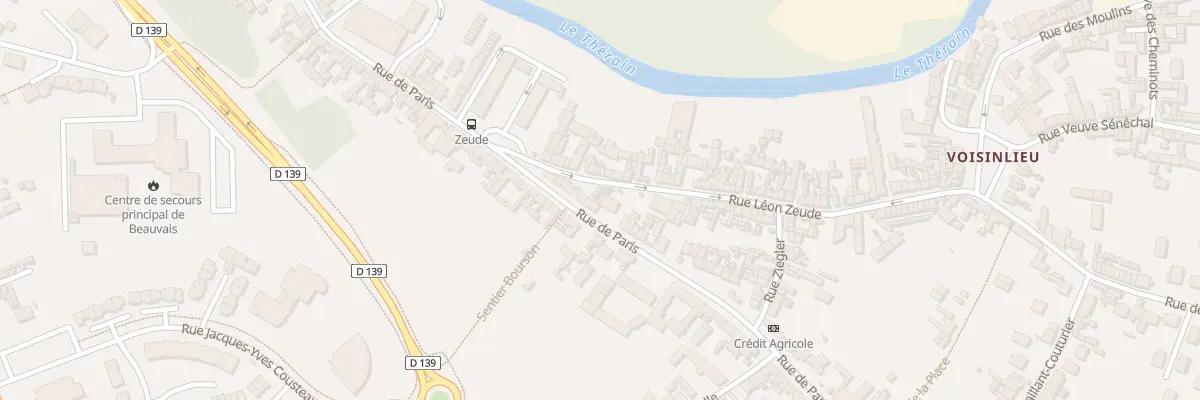 Plan du 81 Rue de Paris à Beauvais