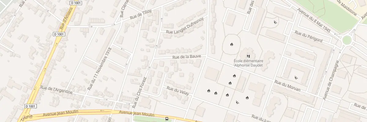 Plan du 8B Rue de la Bauve à Beauvais