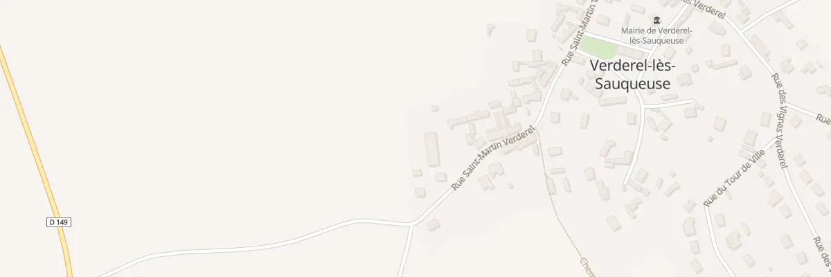 Plan du 44 Rue Saint Martin Verderel à Verderel-lès-Sauqueuse