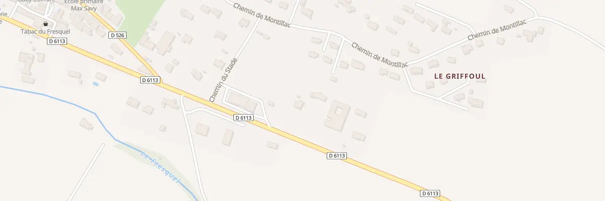 Plan du 5405 Rte Departementale 6113 à Villepinte