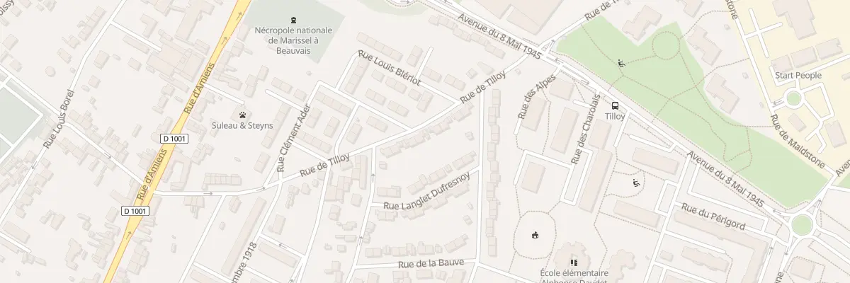 Plan du 38 Rue de Tilloy à Beauvais