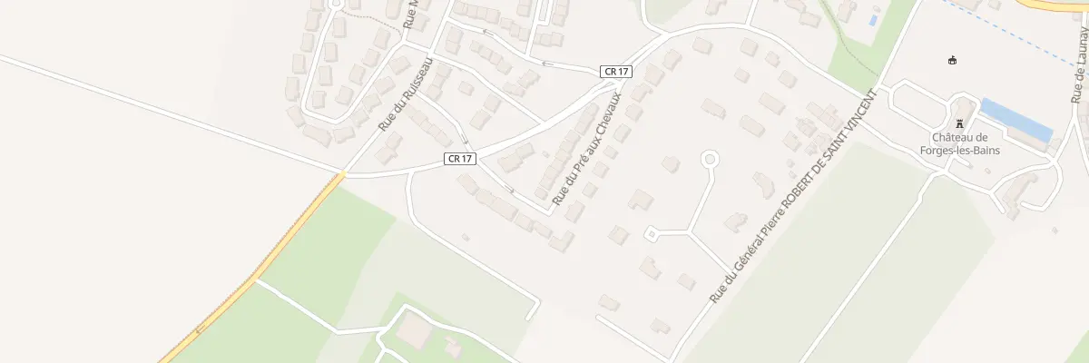Plan du 14 Rue du Pré aux Chevaux à Forges-les-Bains