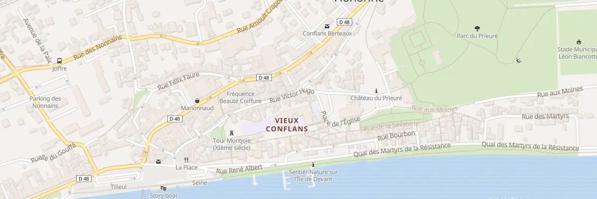 Plan du 46 Rue Victor Hugo à Conflans-Sainte-Honorine