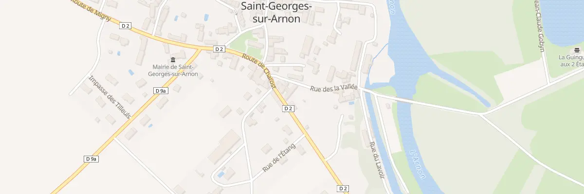 Plan du 4 Rte de Charost à Saint-Georges-sur-Arnon