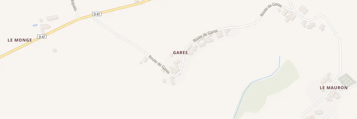 Plan du 5284 Gares du Mauron à Maleville