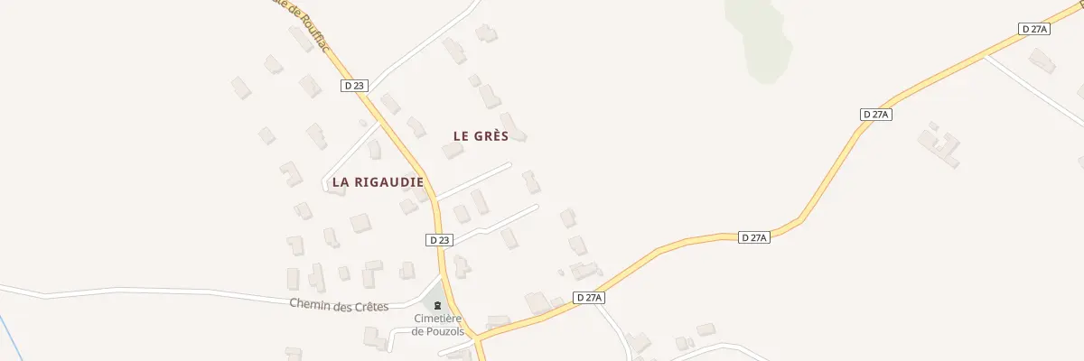 Plan du 130 Rte de Rouffiac à Poulan-Pouzols