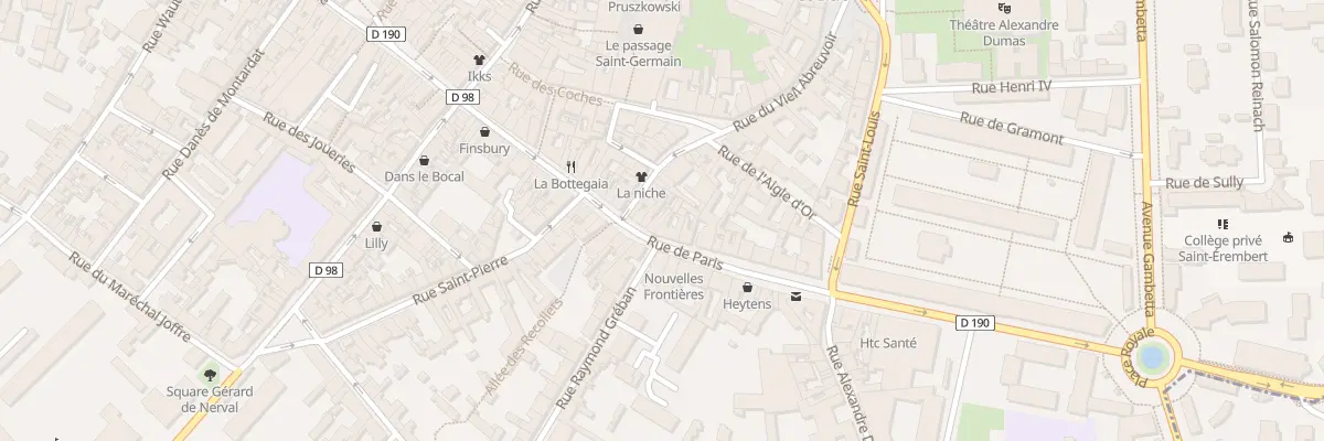 Plan du 39 Rue de Paris à Saint-Germain-en-Laye