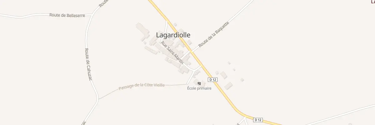 Plan du 17 Rue Saint Martin à Lagardiolle