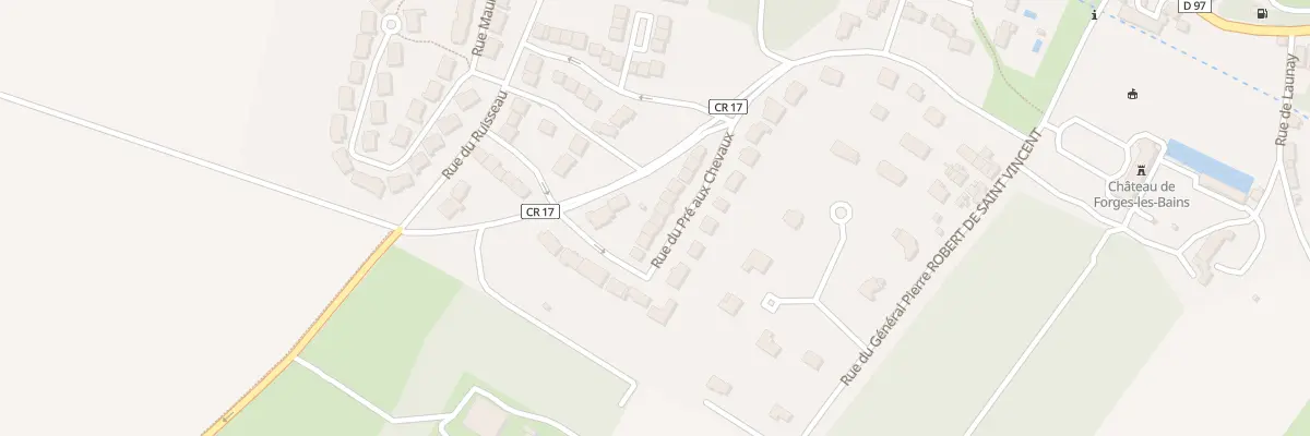 Plan du 18 Rue du Pré aux Chevaux à Forges-les-Bains