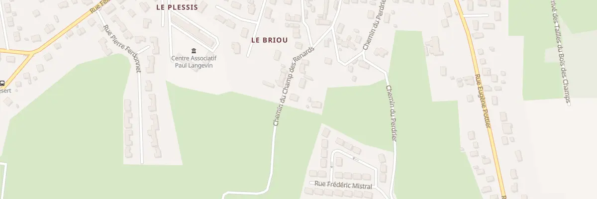 Plan du 23 Che du Champ des Renards à Vierzon