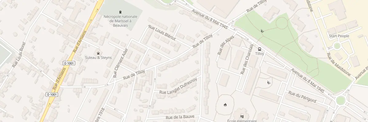 Plan du 40 Rue de Tilloy à Beauvais