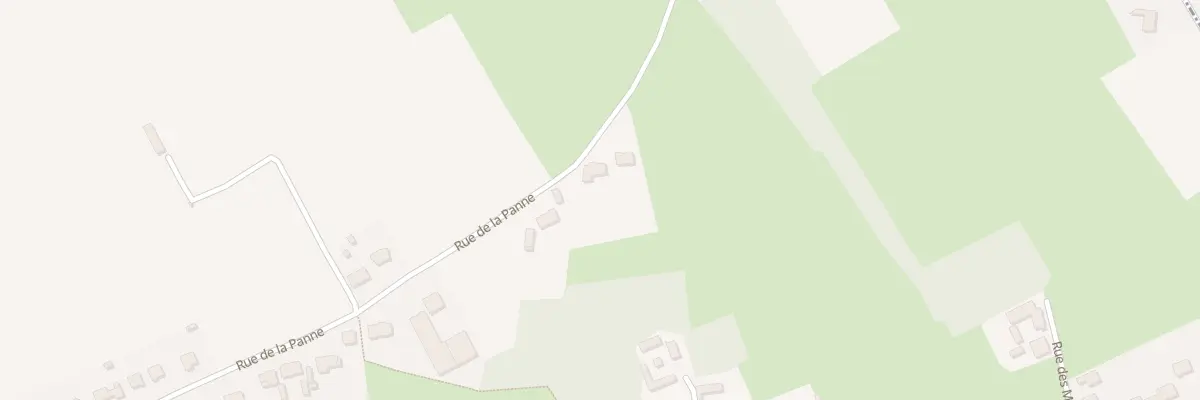 Plan du 848 Rue de la Panne à Nordausques
