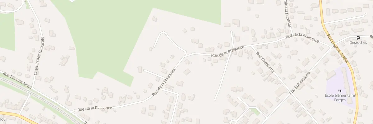 Plan du 40 Rue de la Plaisance à Vierzon