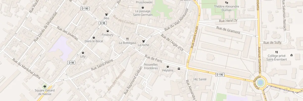 Plan du 41 Rue de Paris à Saint-Germain-en-Laye