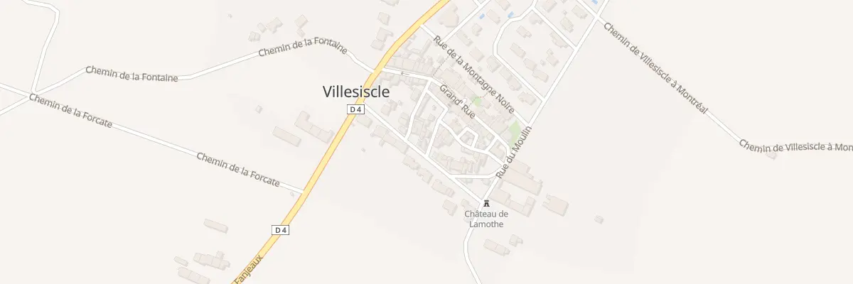 Plan du 4 Rue de la Liberté à Villesiscle